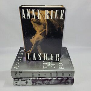 Anne Rice Vampire Chronicles Taltos Tales Body Thief Lasher 3 Hardcover Book Lot